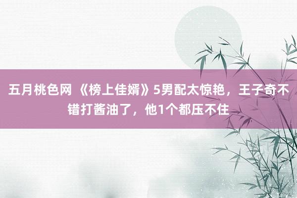五月桃色网 《榜上佳婿》5男配太惊艳，王子奇不错打酱油了，他1个都压不住